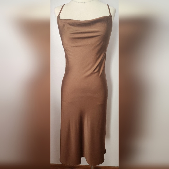 Bronze Midi Dress - Picture 2 of 4
